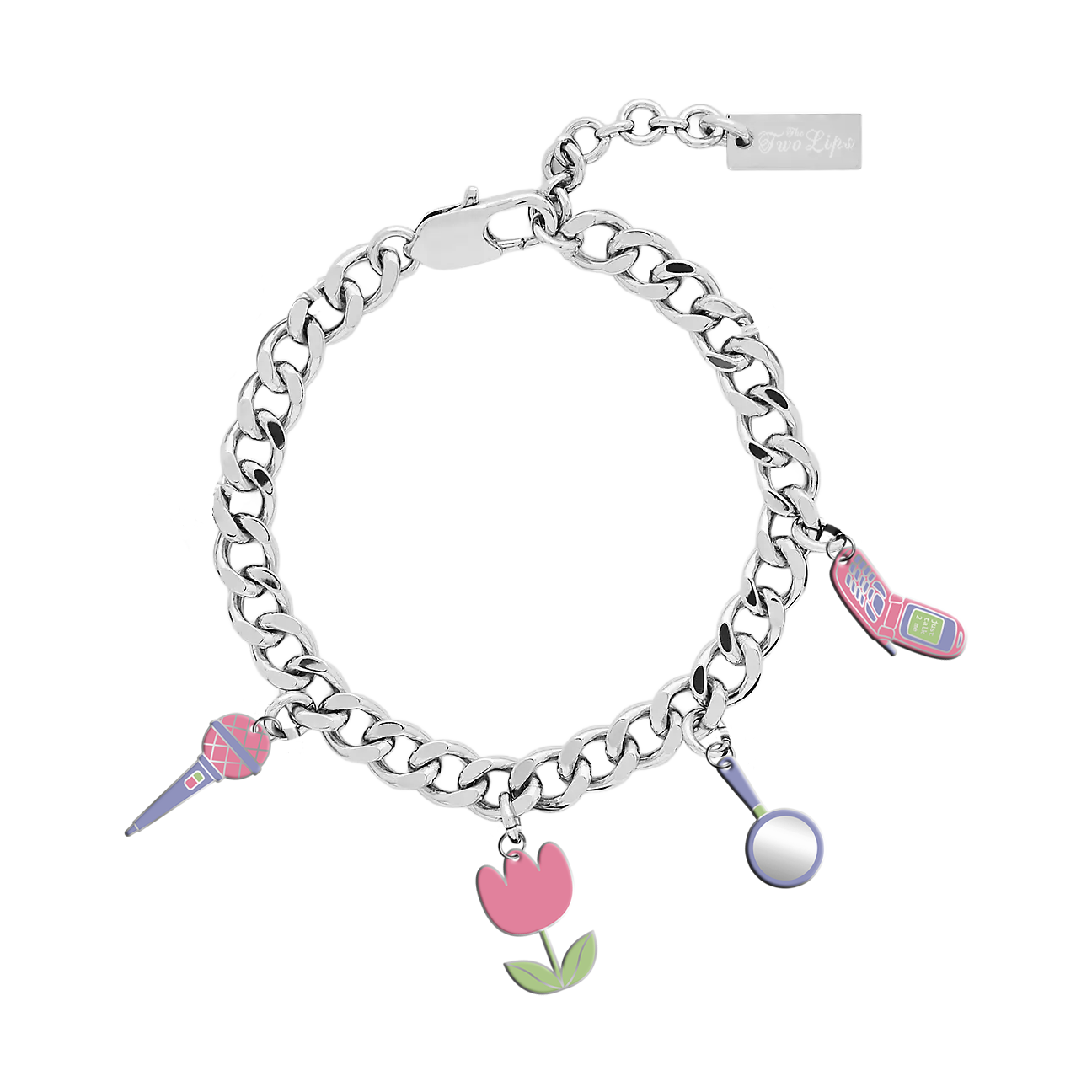 The Two Lips Charm Bracelet