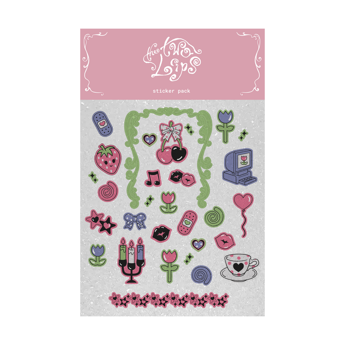 E Comm Sticker Accessories ⚘ The Two Lips Official Store